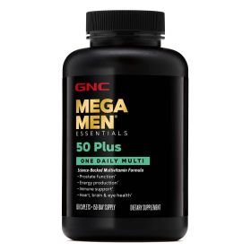 GNC Mega MenÂ® 50-Plus One Daily Multivitamin Value Size, 150 Tablets, Vitamin and Minerals for Males 50 and over