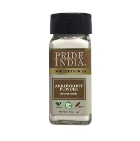 Pride of India â€“ Natural Arrowroot Ground Powder â€“ Gourmet Baking & Thickening Agent â€“ Gluten & GMO Free â€“ Good for Sauces (size: 2 oz)